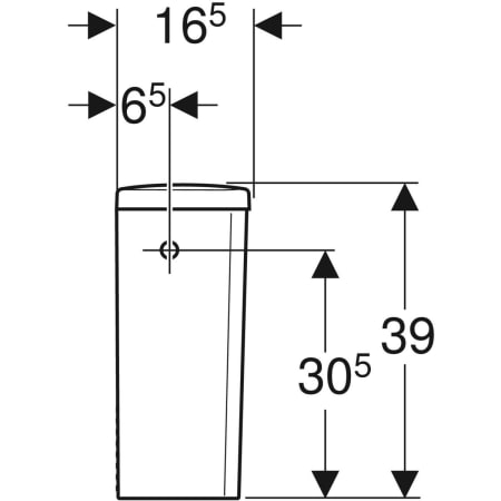 Spülkasten „Renova“ 37 × 39 × 16,5 cm in weiß alpin Spülkasten „Renova“ 37 × 39 × 16,5 cm in weiß alpin