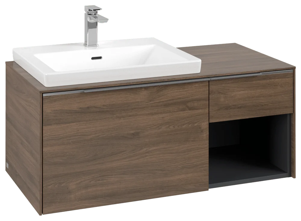 Villeroy & Boch Waschbeckenunterschrank Subway 3.0 Arizona Oak, 1001 x 423 x 500 mm, eckig mit SoftClosing, 2 Auszüge Villeroy & Boch Waschbeckenunterschrank Subway 3.0 Arizona Oak, 1001 x 423 x 500 mm, eckig mit SoftClosing, 2 Auszüge