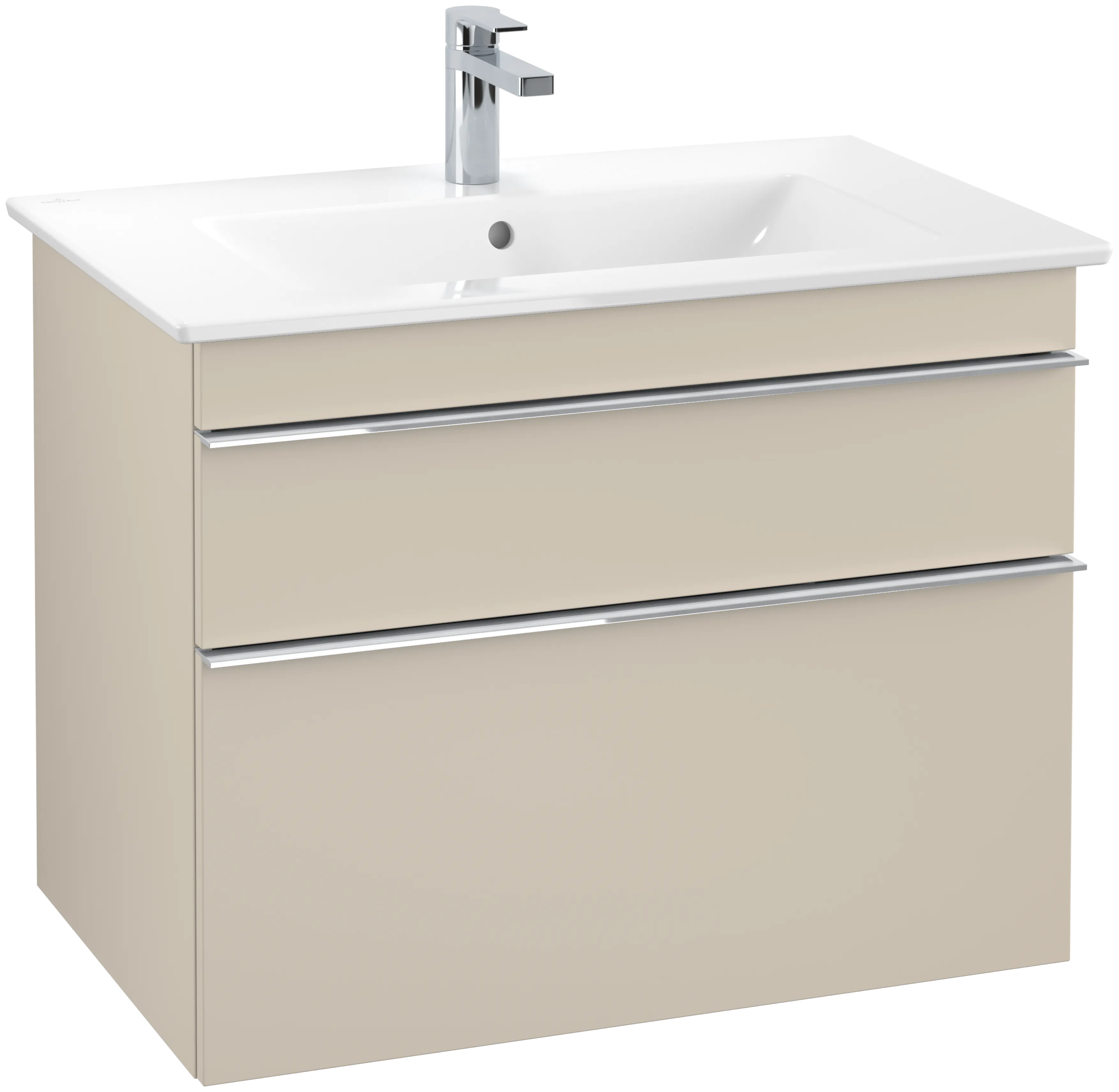 Villeroy & Boch Waschtischunterschrank „Venticello“ für Schrankwaschtisch 753 × 590 × 502 mm Cashmere Grey, für Becken mittig