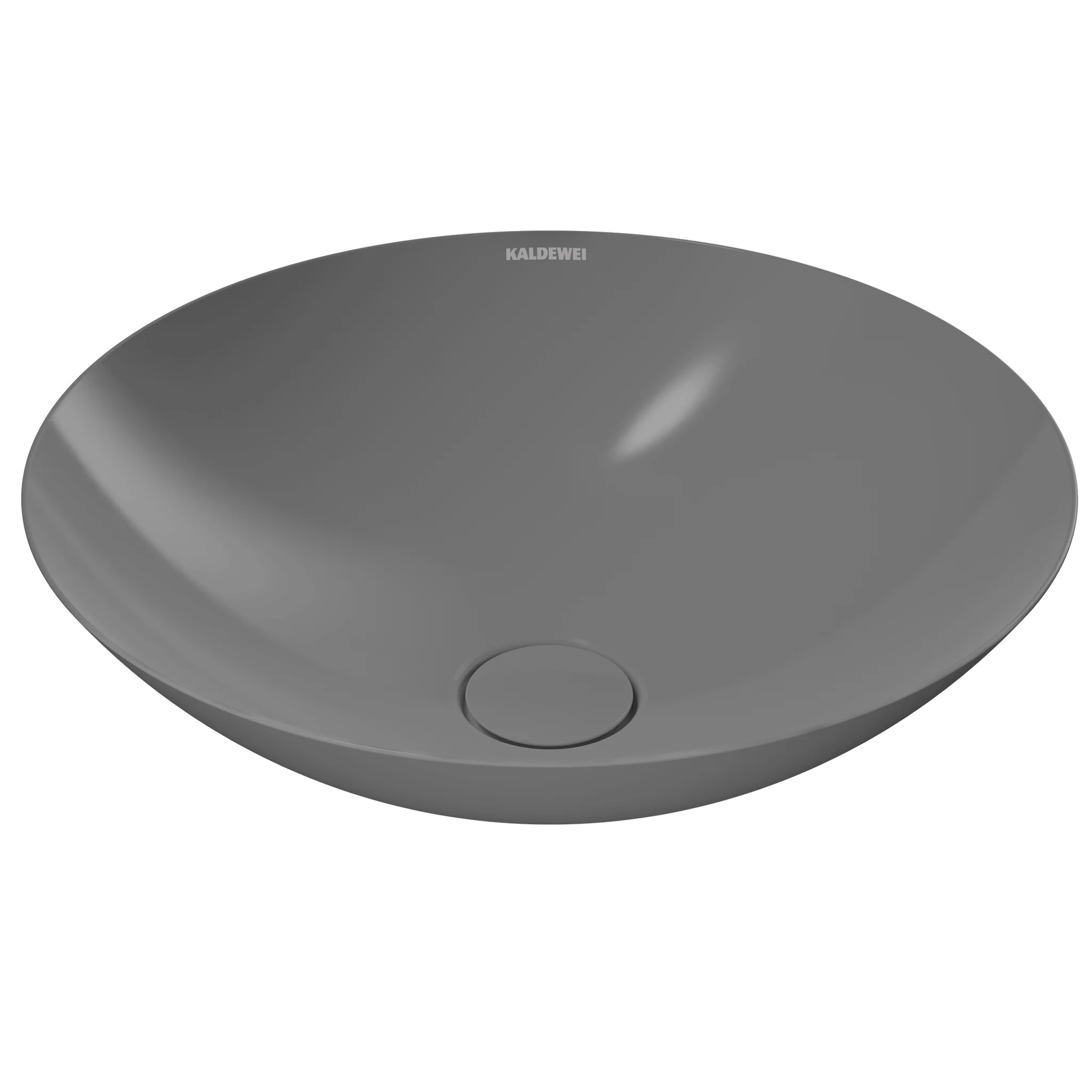 Kaldewei AVELLINO Waschtischschale, rund, 450 mm Durchmesser, cool grey 30, Perl-Effekt, ohne Überlauf Kaldewei AVELLINO Waschtischschale, rund, 450 mm Durchmesser, cool grey 30, Perl-Effekt, ohne Überlauf