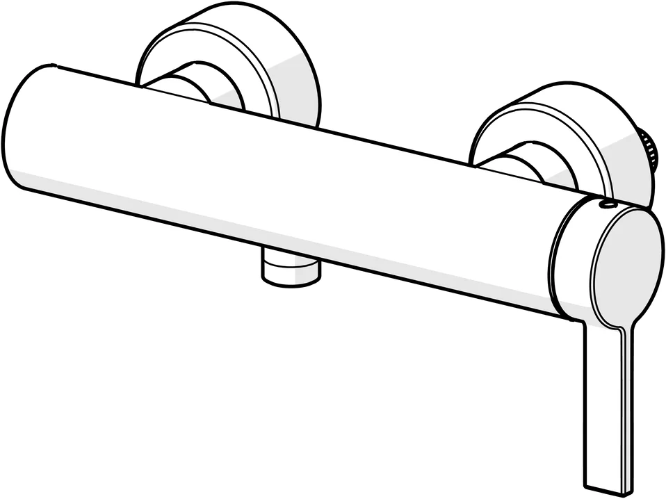 HansaLOFT Duscharmatur HansaLOFT 5771 DN15 Chrom