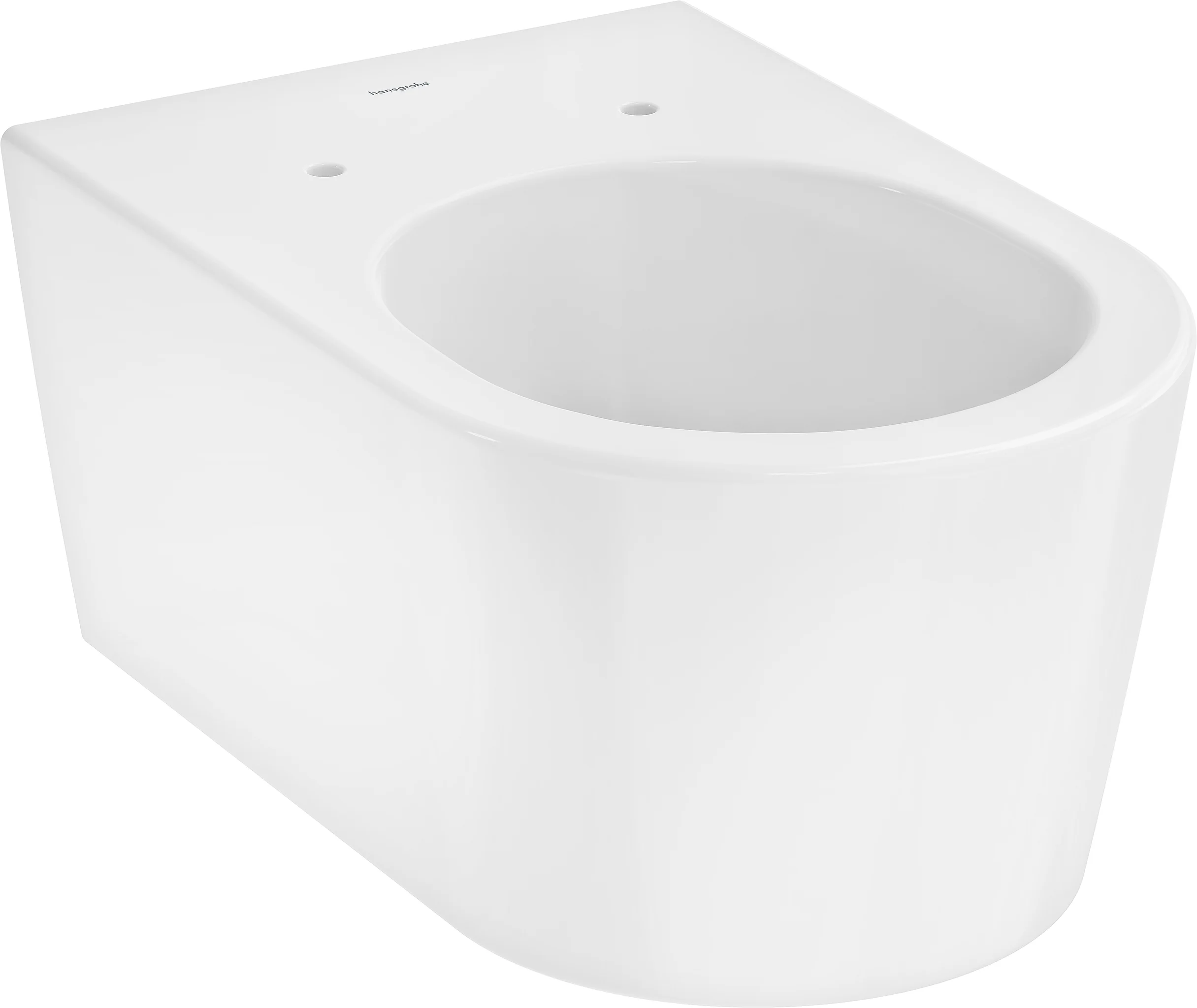 Hansgrohe EluPura S Wand-WC in Weiß, 540 mm Höhe, AquaHelix Flush-Technologie, spülrandlos, verdeckte Befestigung