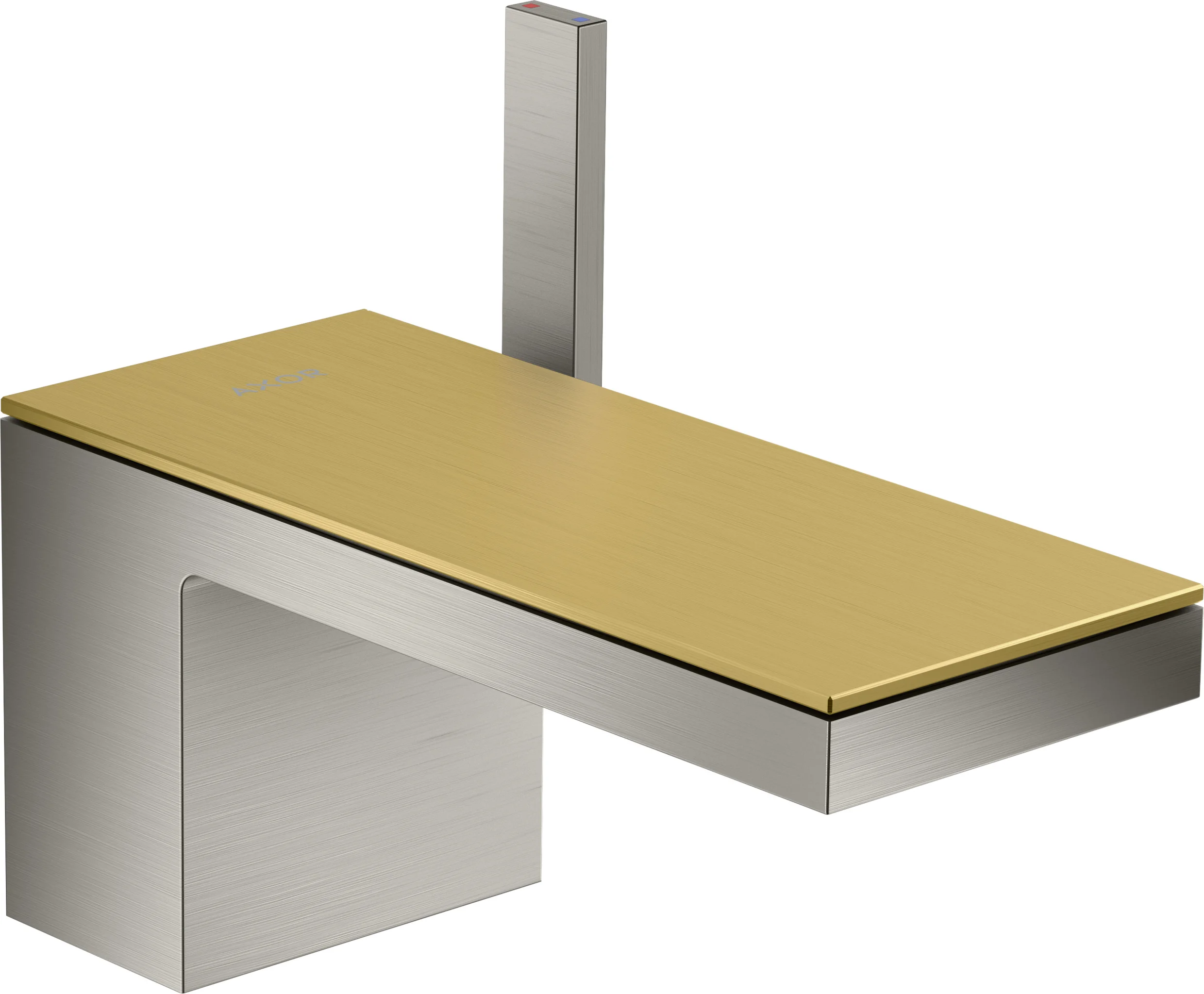 Hansgrohe AXOR MyEdition Platte 200 mm Metall Brushed Gold Optic abnehmbar