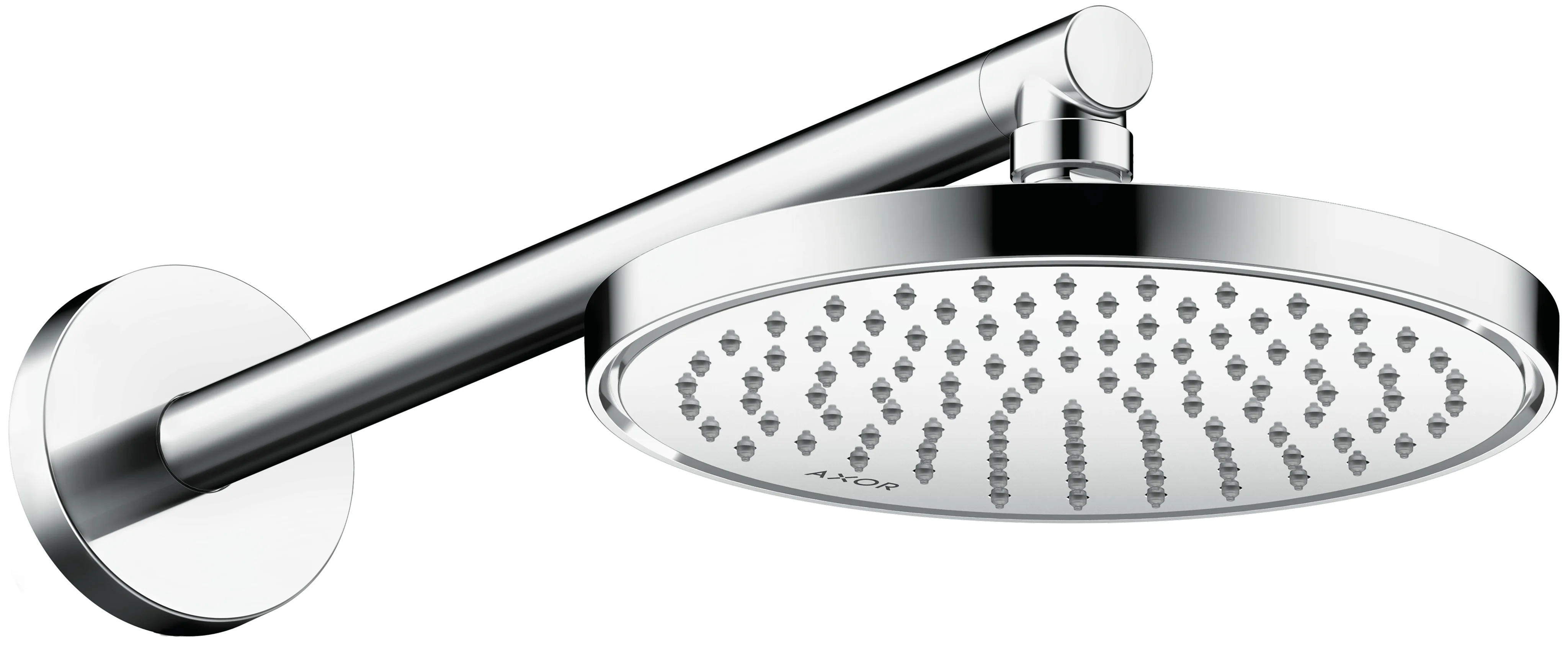 Hansgrohe AXOR ShowerSolutions Kopfbrause 220 1jet EcoSmart Chrom, 220 mm Brausekopfgröße, verstellbarer Winkel, abnehmbar zur Reinigung Hansgrohe AXOR ShowerSolutions Kopfbrause 220 1jet EcoSmart Chrom, 220 mm Brausekopfgröße, verstellbarer Winkel, abnehmbar zur Reinigung