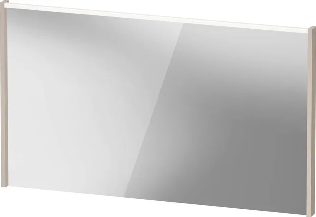 Duravit Spiegel mit LED-Beleuchtung „D-Code“ 120 × 70 cm in Taupe Matt Duravit Spiegel mit LED-Beleuchtung „D-Code“ 120 × 70 cm in Taupe Matt