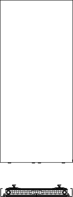 Kermi Design-Heizkörper „Rubeo®“ 57 × 192,5 cm in Weiß