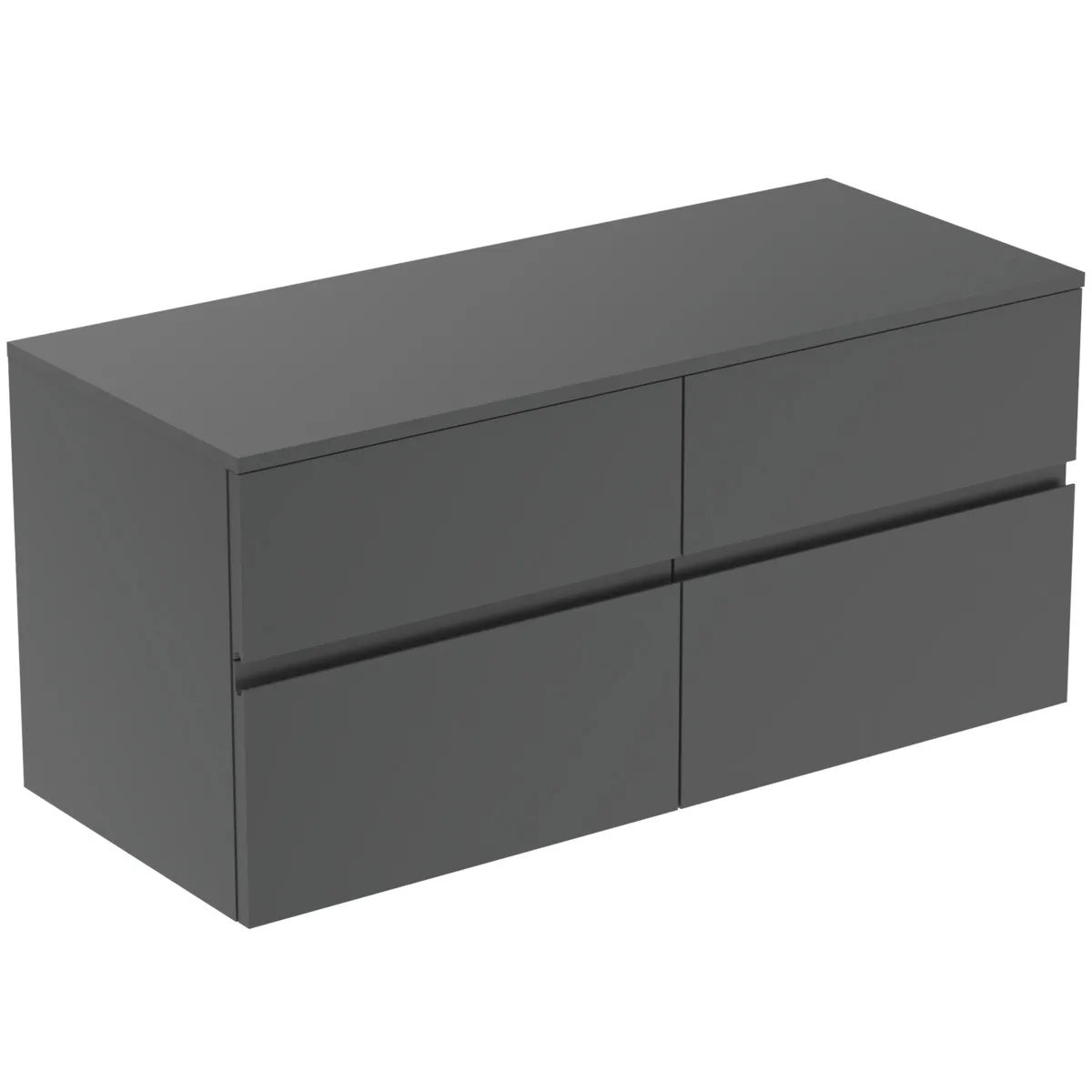 Ideal Standard Waschtischunterschrank Finesse anthrazit matt, 1202x505x558mm, 4 Auszüge