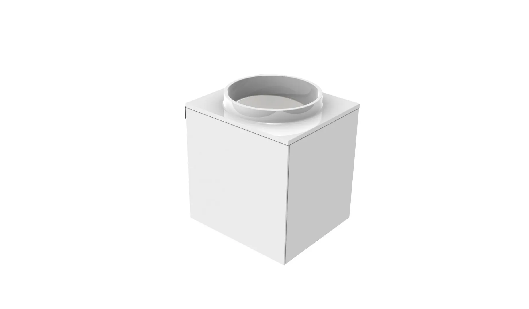 emco Waschtischunterschrank „evo“ 45,5 × 50,8 × 40 cm optiwhite in optiwhite emco Waschtischunterschrank „evo“ 45,5 × 50,8 × 40 cm optiwhite in optiwhite