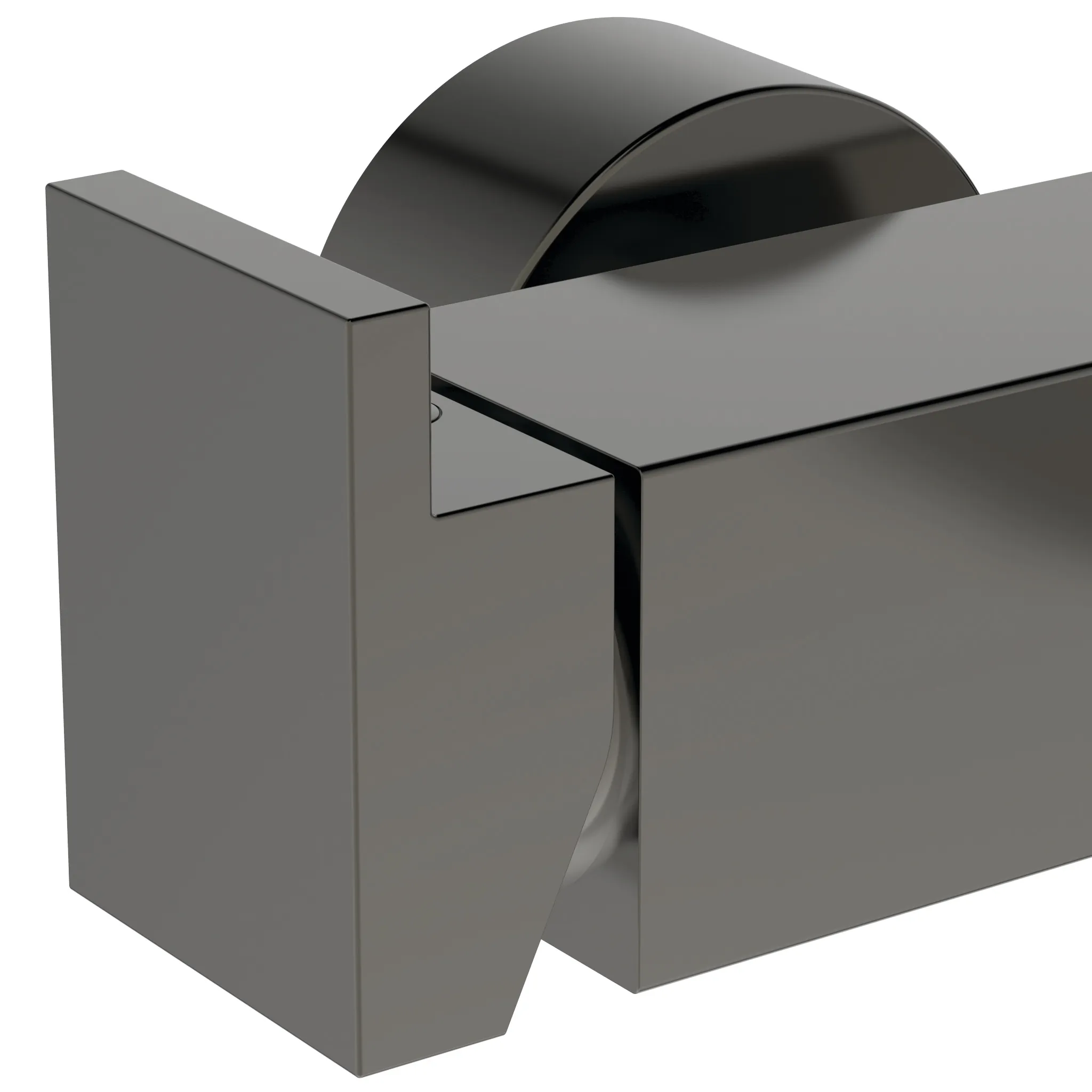 Ideal Standard Badearmatur Aufputz Extra Ausladung 188mm mit Stab-Handbrause Magnetic Grey