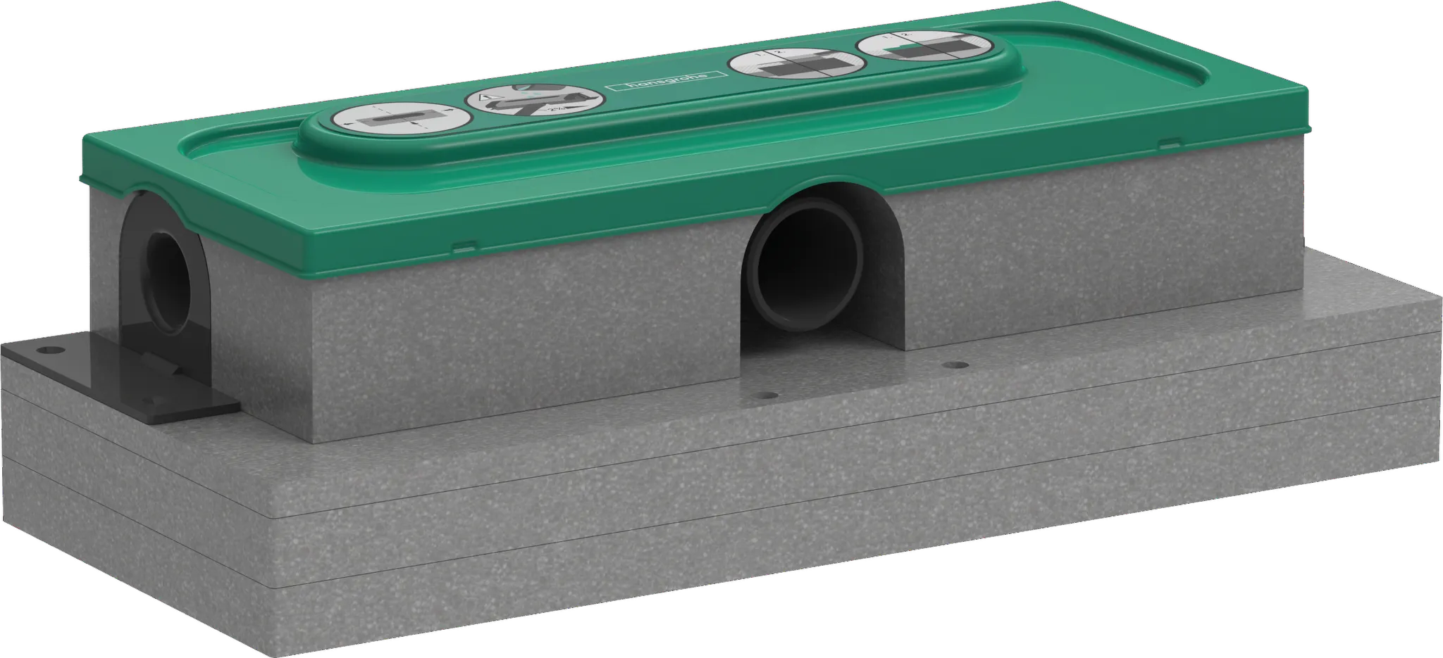 uBox Universal GK für Duschrinnen Ablaufgehäuse für flache Installation uBox Universal GK für Duschrinnen Ablaufgehäuse für flache Installation