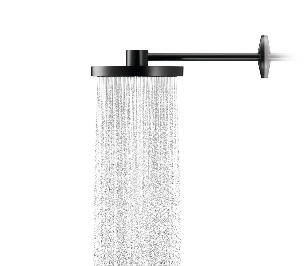 Hansgrohe AXOR One Kopfbrause 280 2jet mit Brausearm mattschwarz Hansgrohe AXOR One Kopfbrause 280 2jet mit Brausearm mattschwarz