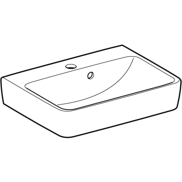Wandwaschtisch „Renova Plan“, rechteckig 50 × 38 cm Wandwaschtisch „Renova Plan“, rechteckig 50 × 38 cm