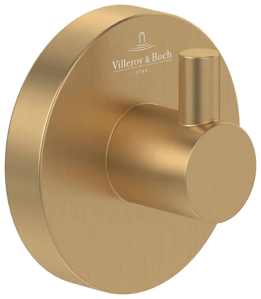 Villeroy & Boch Handtuchhaken Elements - Tender, Brushed Gold, 54x32x54 mm