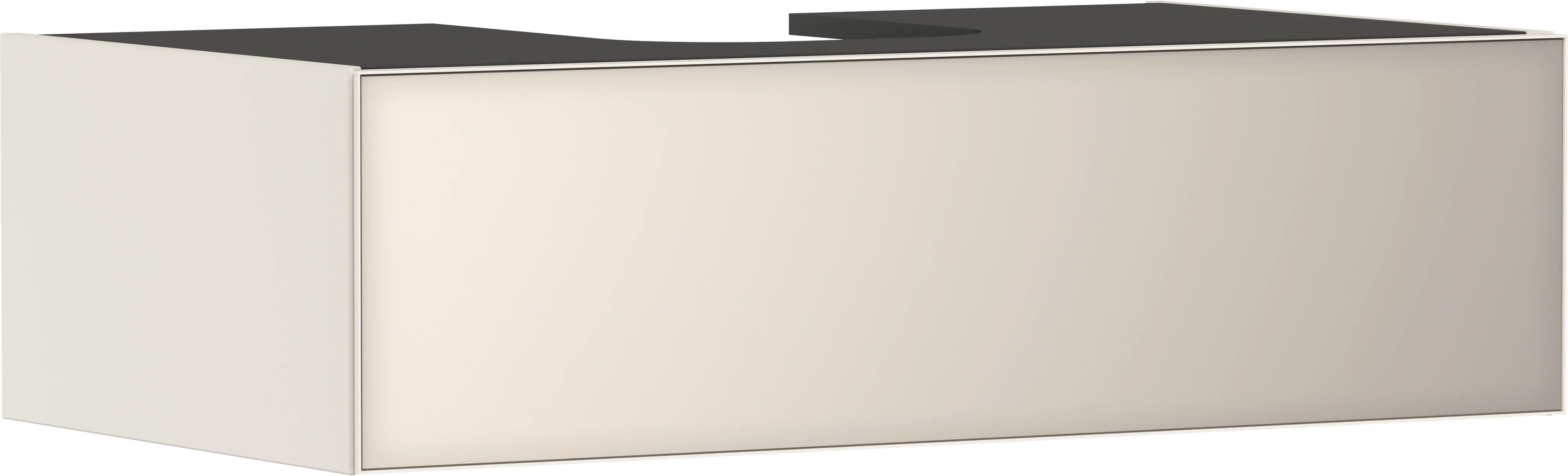 Hansgrohe Xevolos E Waschtischunterschrank Sandbeige Matt 980x550 mm, 1 Schubkasten, grifflos mit PushOpen, SoftClose, vormontiert Hansgrohe Xevolos E Waschtischunterschrank Sandbeige Matt 980x550 mm, 1 Schubkasten, grifflos mit PushOpen, SoftClose, vormontiert