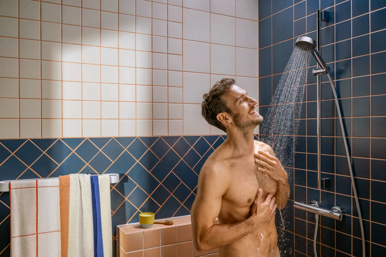 Hansgrohe Activera Select S Brauseset 95 2jet EcoSmart mit Brausestange 90 cm, Chrom