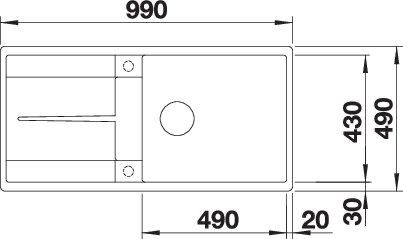 BLANCO METRA XL 6 S-F BLANCO METRA XL 6 S-F