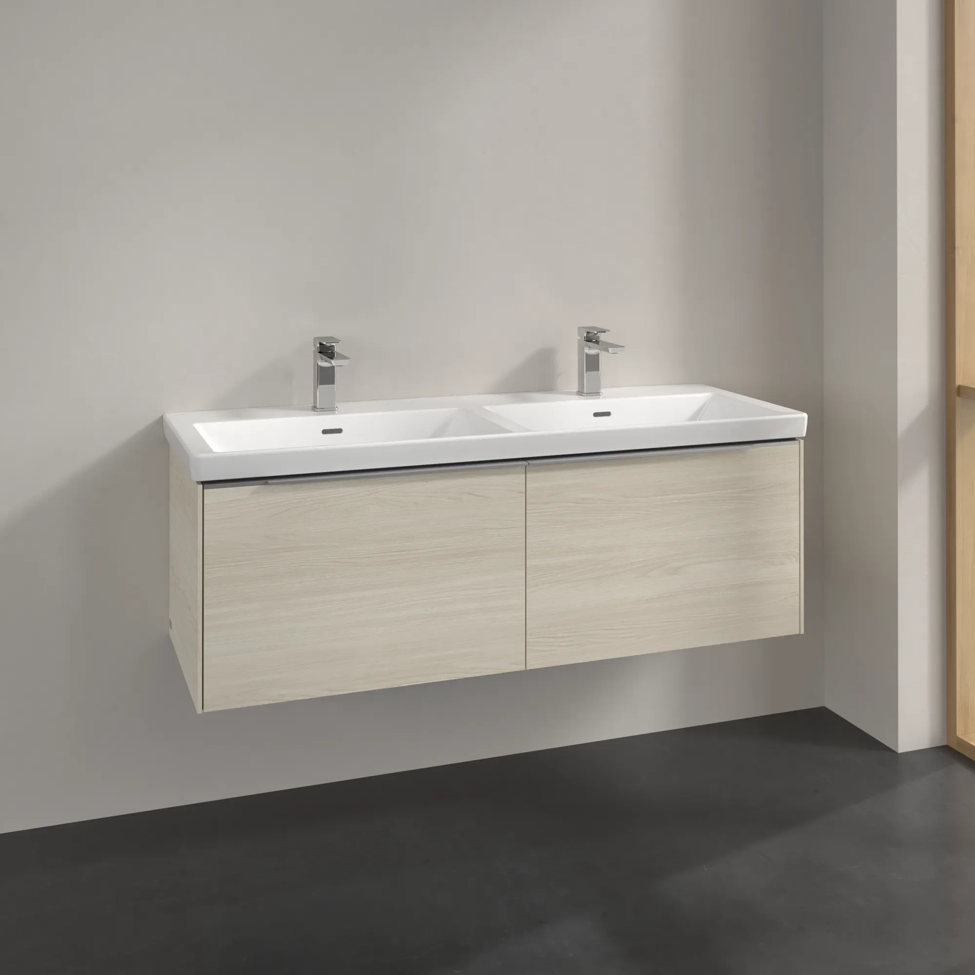 Villeroy & Boch Subway 3.0 Waschbeckenunterschrank C56700, White Oak, 1272x429x478 mm Villeroy & Boch Subway 3.0 Waschbeckenunterschrank C56700, White Oak, 1272x429x478 mm