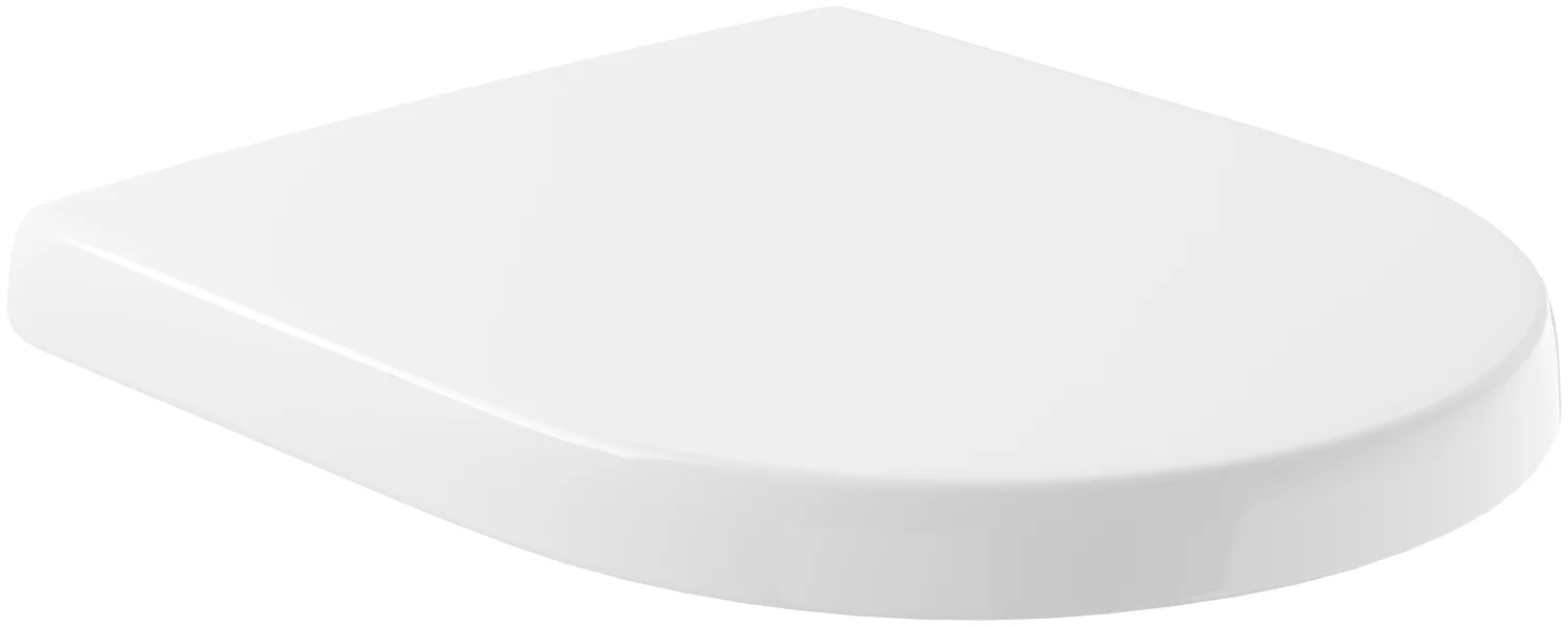 Villeroy & Boch WC-Sitz „Newo“ 373 × 445 × 50 mm in Weiß Alpin, Soft Closing, Quick Release