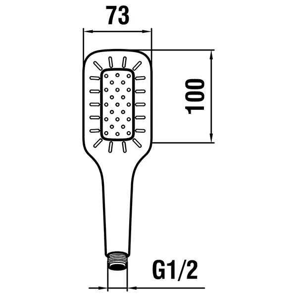 Laufen Handbrause MyCity100, Chrome, Rainspray, RubiClean, Verkalkungsarm, Ecochoice, 5.7/11.3 l/min Laufen Handbrause MyCity100, Chrome, Rainspray, RubiClean, Verkalkungsarm, Ecochoice, 5.7/11.3 l/min
