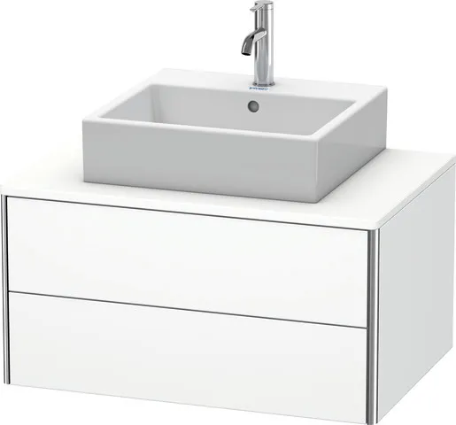 Duravit Waschtischunterschrank wandhängend „XSquare“ 80 × 40 × 54,8 cm Weiß Matt