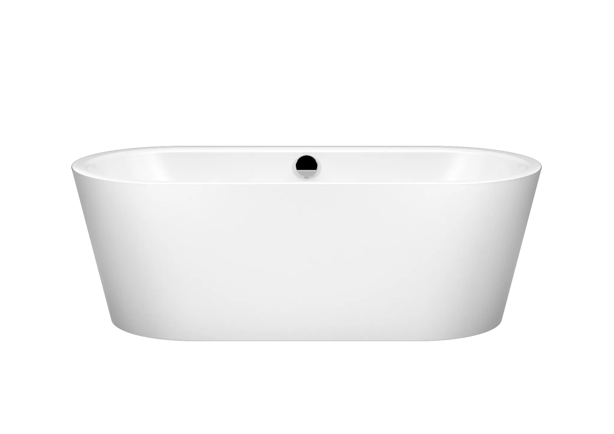 Kaldewei Badewanne „Meisterstück Classic Duo Oval“ vormontiert freistehend oval 170 × 75 cm, links