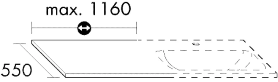 burgbad Sys30 Mineralguss-Waschtisch-Verlängerung M5 Alpinweiss burgbad Sys30 Mineralguss-Waschtisch-Verlängerung M5 Alpinweiss