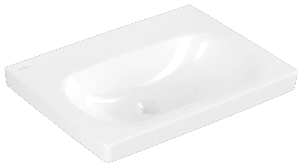 Waschbecken Skyla 5A5163, 600 x 460 mm, Rechteck, ohne Überlauf, Weiß Alpin Becken: mittig / Farbe: Weiß Alpin / Größe: 60 × 46 cm / Hahnlochbohrung: ohne Hahnlochbohrung / Hahnlochposition: ohne / Oberflächenveredelung: ohne Oberflächenveredelung / Überlauf: ohne Überlauf