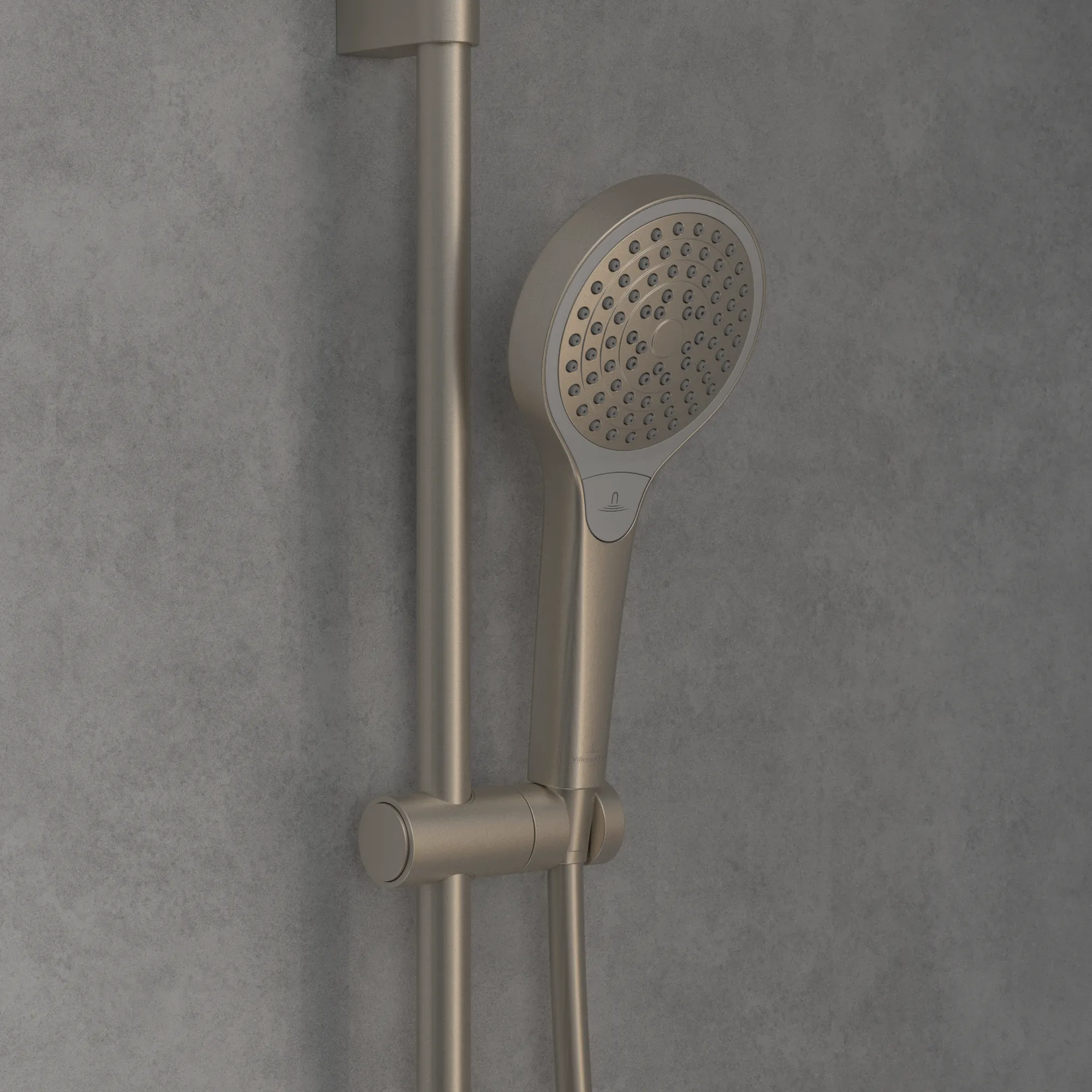 Villeroy & Boch Duschgarnitur „Verve Showers“ mit drei Strahlarten in chrom