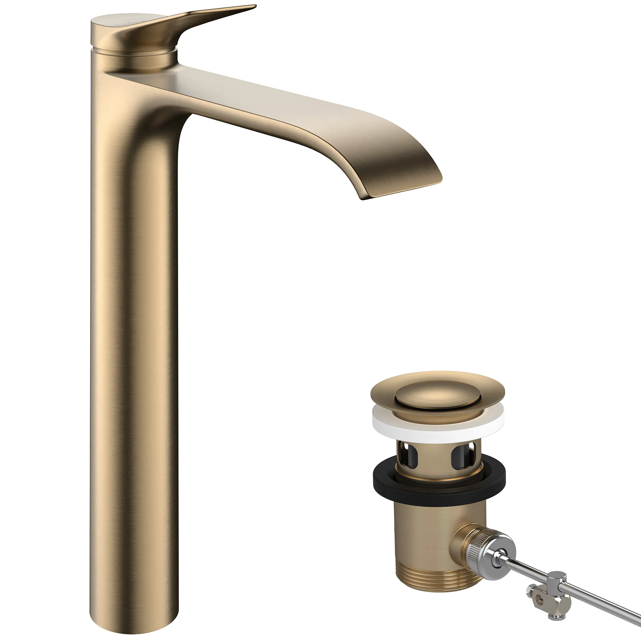 Hansgrohe Vivenis Einhebel-Waschtischmischer 250 CoolStart, Brushed Bronze Hansgrohe Vivenis Einhebel-Waschtischmischer 250 CoolStart, Brushed Bronze