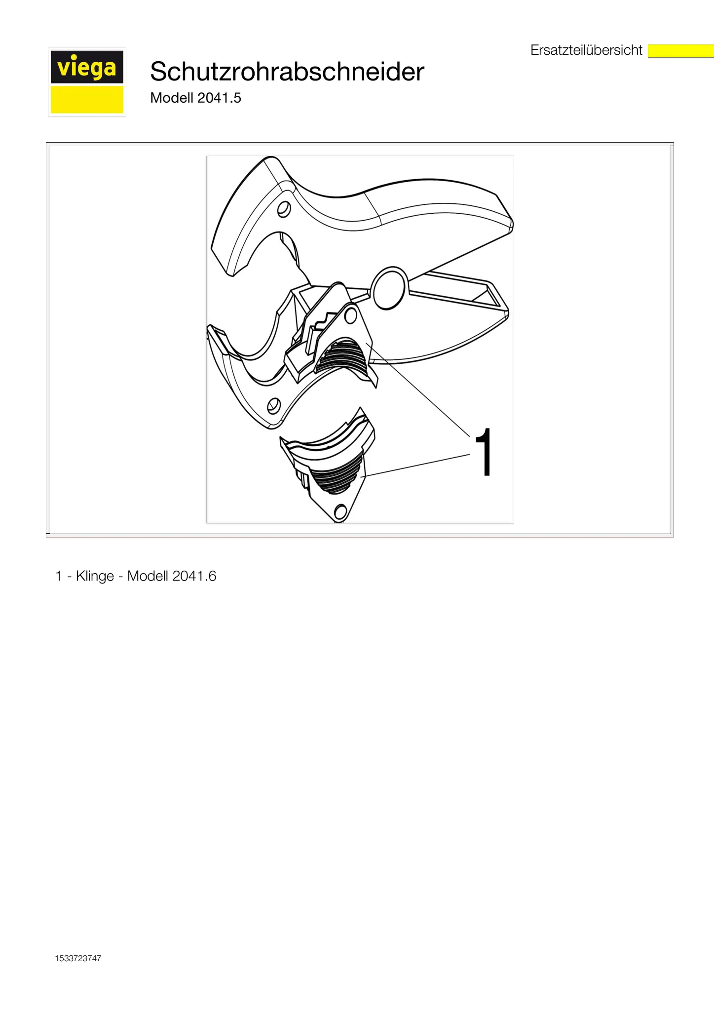 Viega „Sanfix“ Rohrschneider 15 - 42 mm Viega „Sanfix“ Rohrschneider 15 - 42 mm