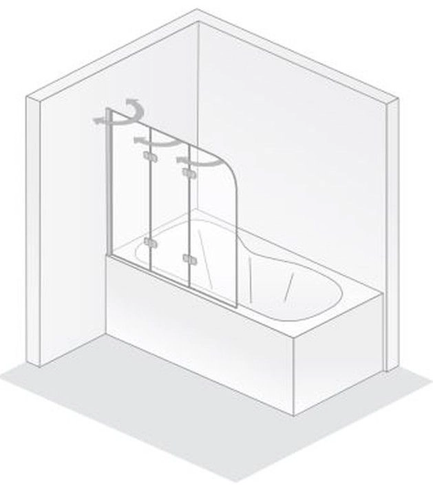 HSK teilgerahmte Badewannenaufsatz 3-teilig „Premium Softcube“ Glas Klar hell, Profile Alu Silber-matt, Scharniere Premium Softcube, H: 1400 mm HSK teilgerahmte Badewannenaufsatz 3-teilig „Premium Softcube“ Glas Klar hell, Profile Alu Silber-matt, Scharniere Premium Softcube, H: 1400 mm