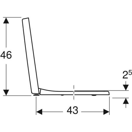Set-WC Geberit Tiefspül-WC mit Geberit WC-Sitz „Renova Plan“ Set-WC Geberit Tiefspül-WC mit Geberit WC-Sitz „Renova Plan“