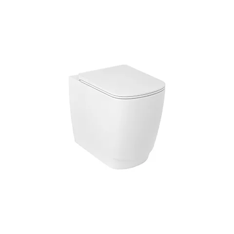 Kludi-RESA S Spiralflush-Stand-WC in Mattweiß, 55 cm Höhe