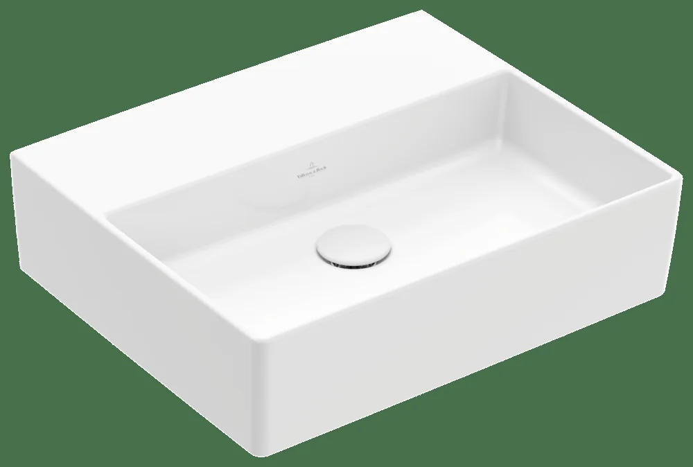 Villeroy & Boch Memento 2.0 Waschbecken TitanCeram 500x420mm Rechteck Weiß Alpin Villeroy & Boch Memento 2.0 Waschbecken TitanCeram 500x420mm Rechteck Weiß Alpin