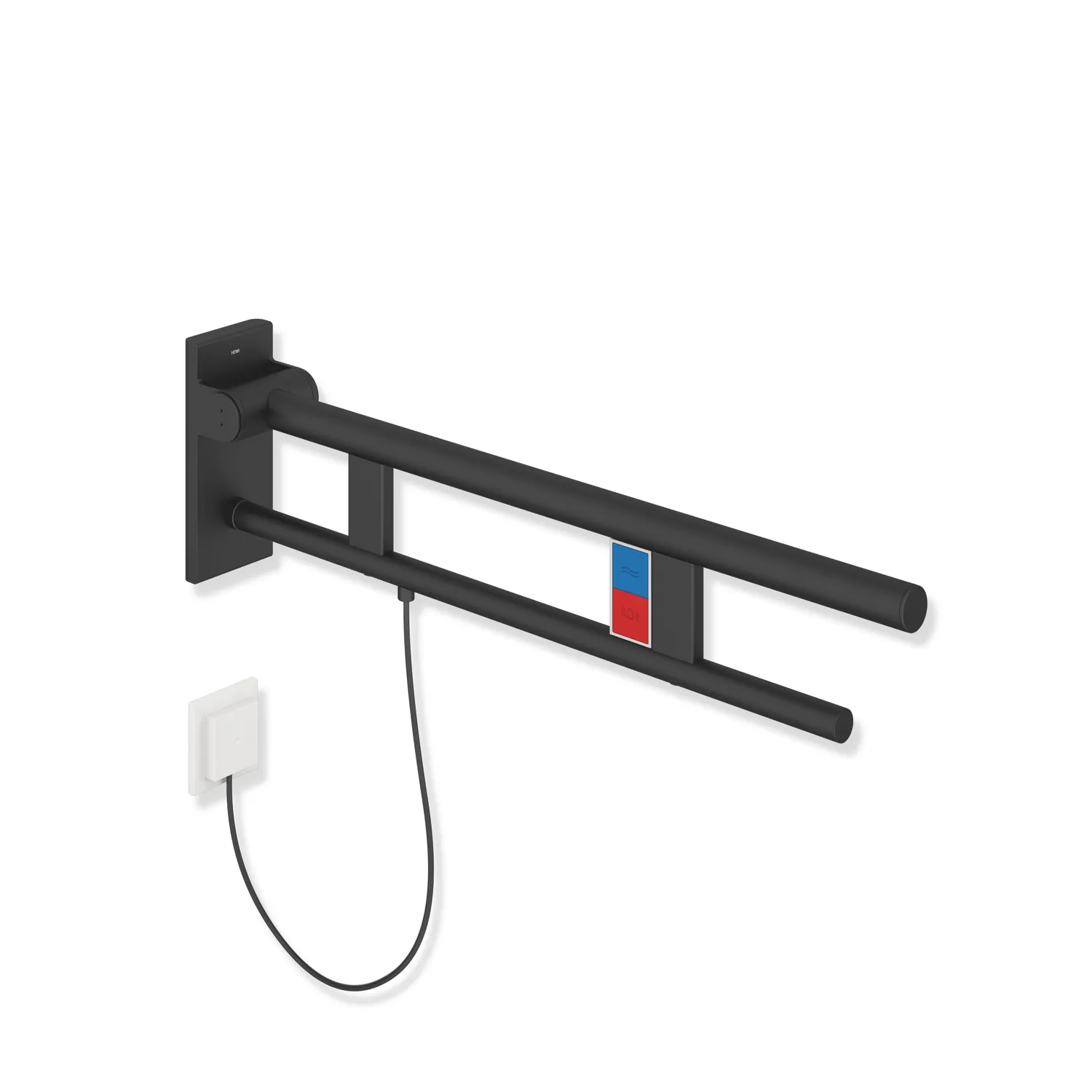 HEWI Toilettenstütze „System 900“, Befestigung verdeckt HEWI Toilettenstütze „System 900“, Befestigung verdeckt