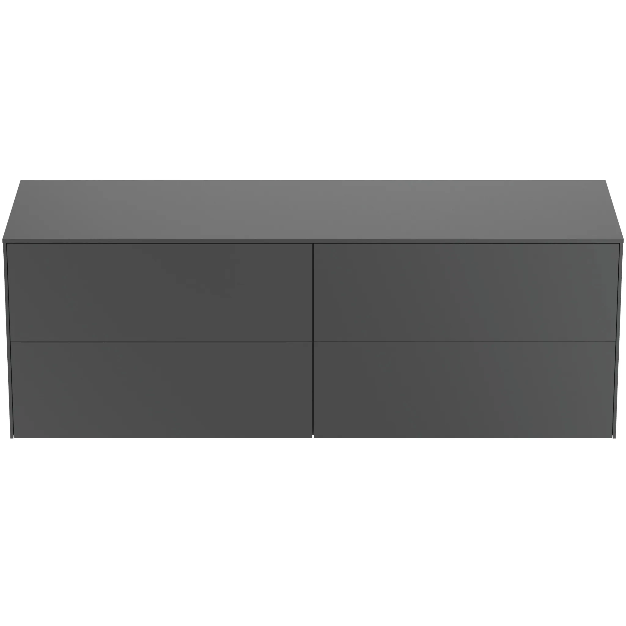 Ideal Standard Waschtischunterschrank Conca, 4 Auszüge, Anthrazit
