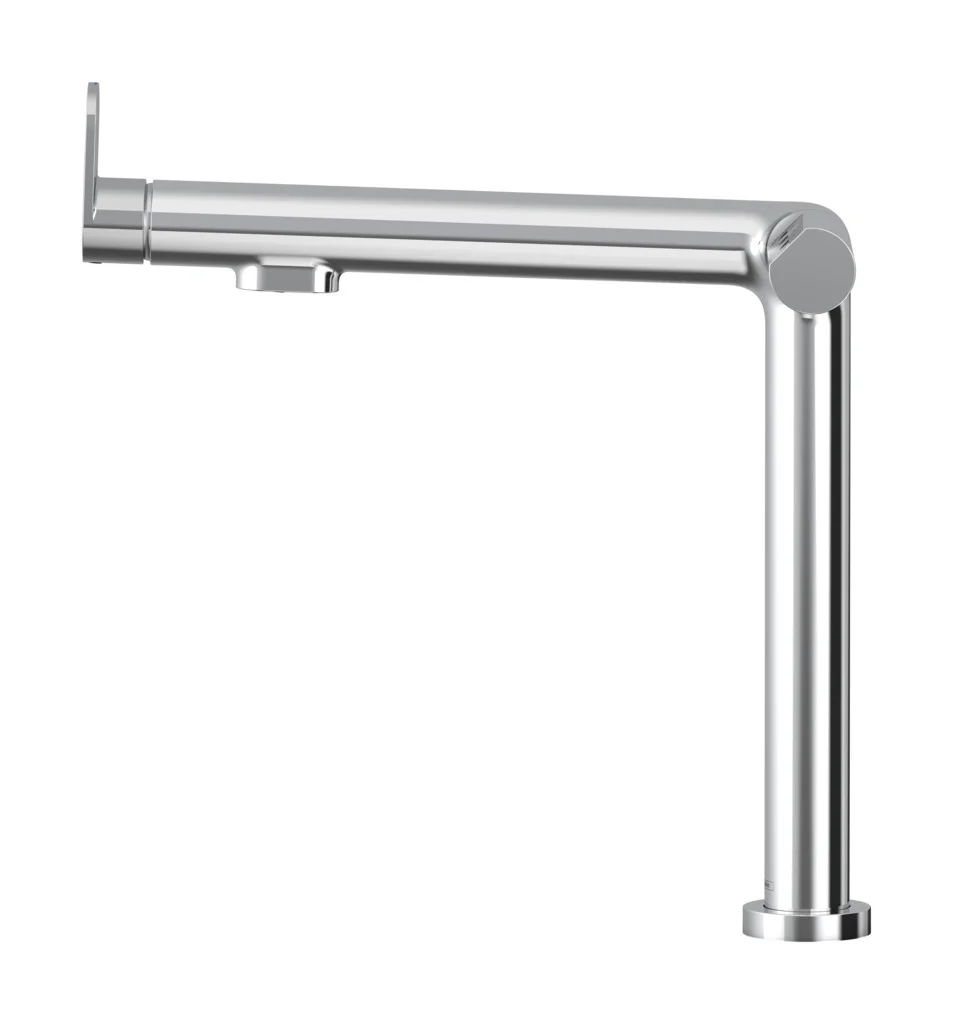 Hansgrohe Aqittura M91 SodaSystem 240, 1jet Starter Set Chrom - Einhebel-Küchenmischer mit Laminarstrahl, ComfortZone 240, Schwenkbereich 60° oder 110°, Hahnlochbohrung 35 mm