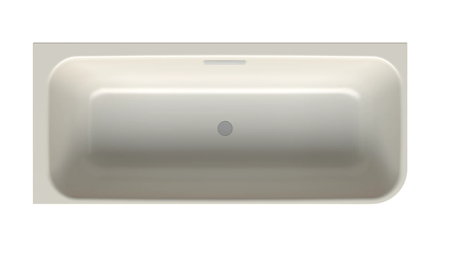 Bette rechteck Badewanne „BetteArt“ 185 × 80 cm in Flax