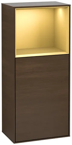 Villeroy & Boch Seitenschrank „Finion“ 41,8 × 93,6 cm 1 Tür, Anschlag rechts, mit Wand- und Regalelementbeleuchtung Anschlag rechts Villeroy & Boch Seitenschrank „Finion“ 41,8 × 93,6 cm 1 Tür, Anschlag rechts, mit Wand- und Regalelementbeleuchtung Anschlag rechts