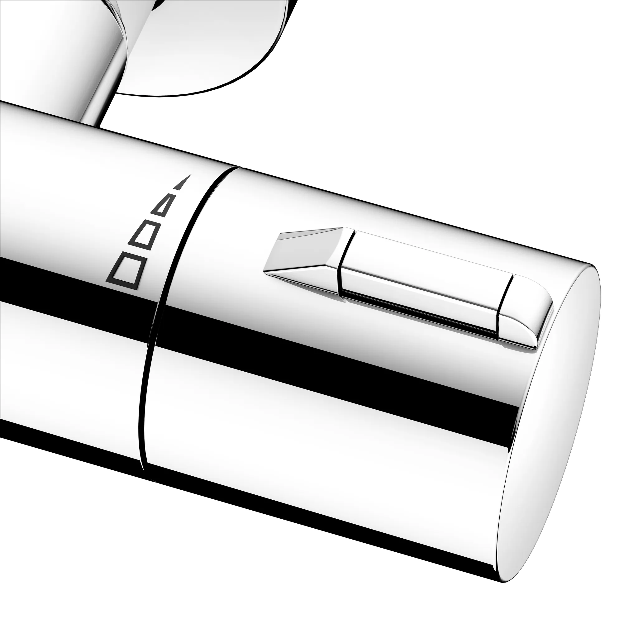 KEUCO PLAN BLUE Thermostat-Brausearmatur Aufputz verchromt