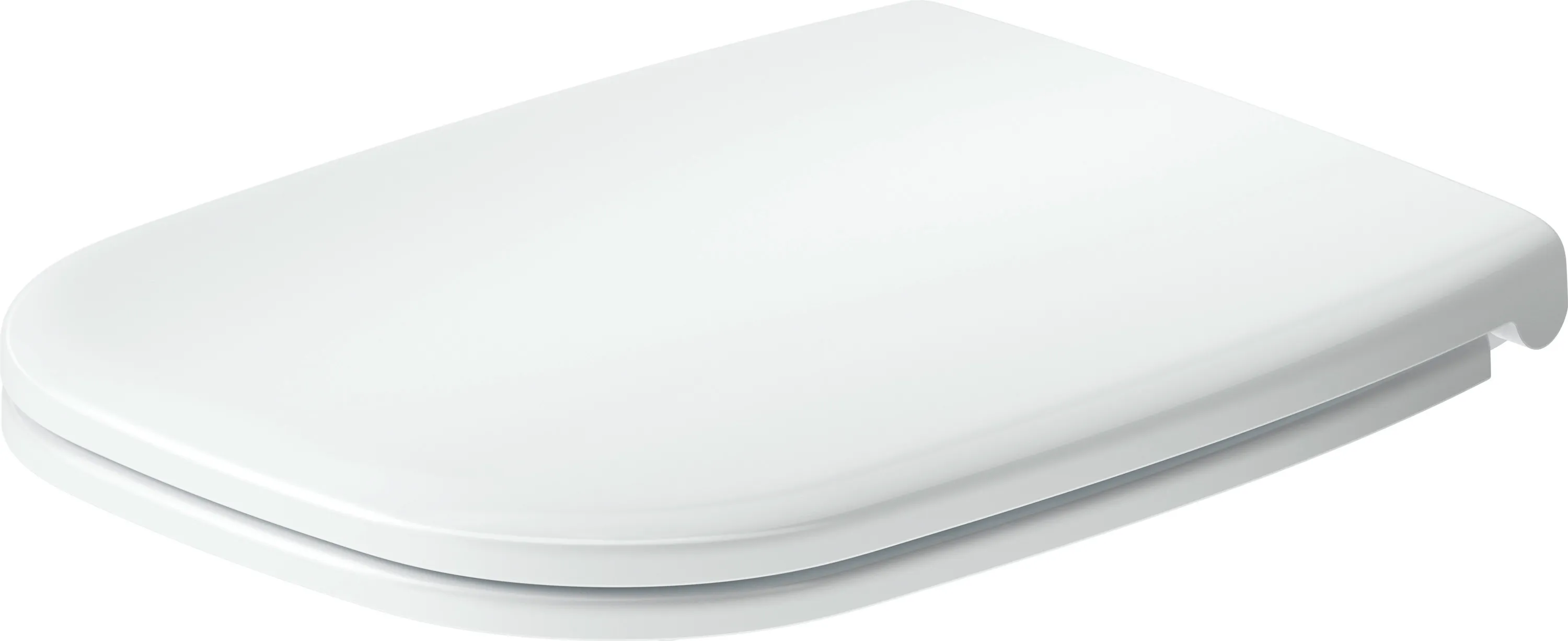 Duravit Univ. WC-Sitz Eckig Tief 443mm Ülap., Weiß