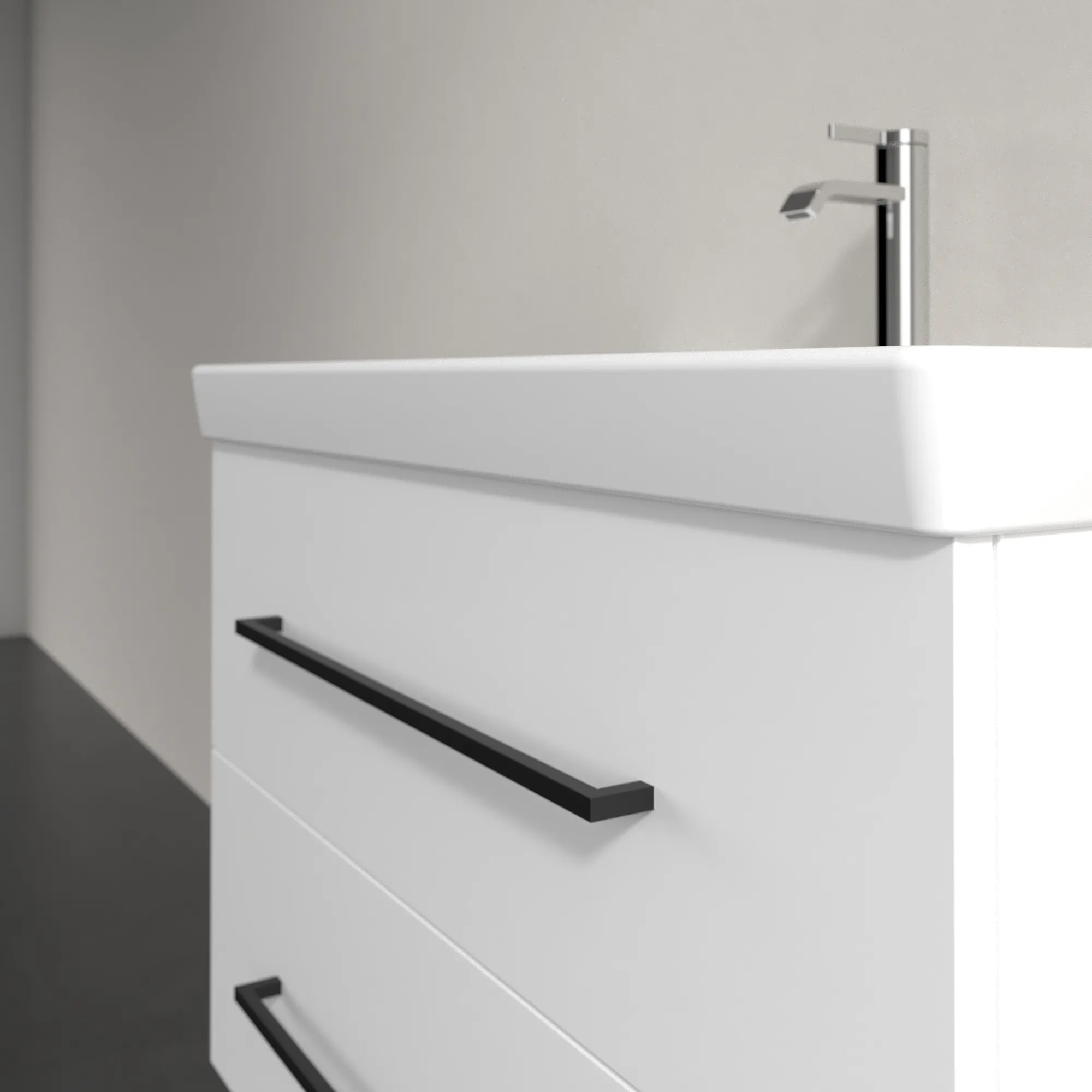 Villeroy & Boch Waschtischunterschrank „Avento“ für Schrankwaschtisch 780 × 514 × 452 mm Brilliant White, Soft Closing