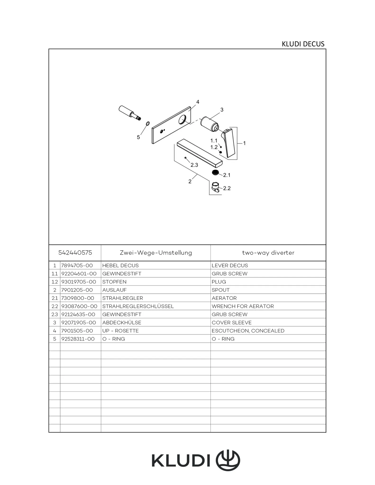 DECUS 2LochWandEHM 210mm FeinbauSet chrom DECUS 2LochWandEHM 210mm FeinbauSet chrom