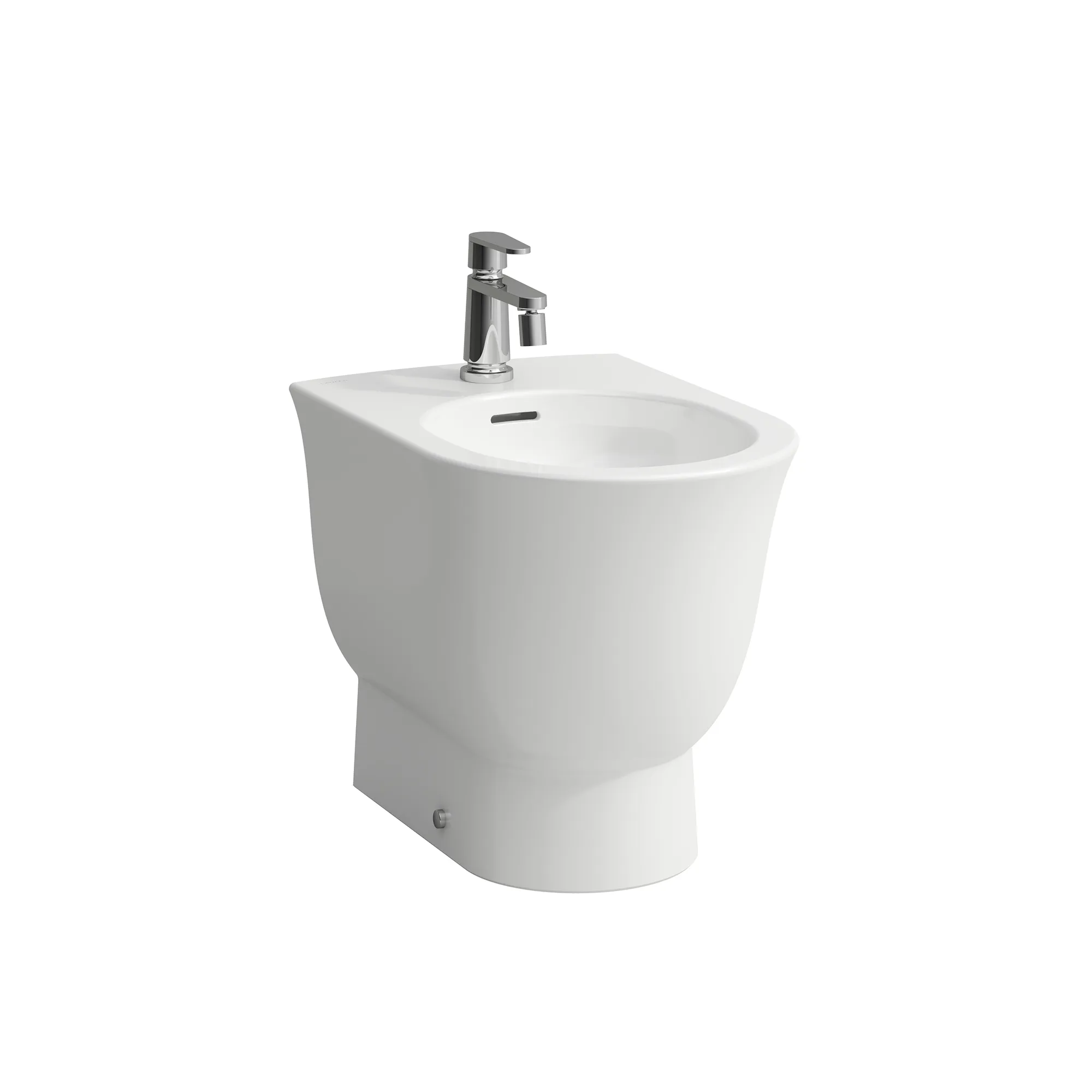 Standbidet THE NEW CLASSIC 530x370x430 1 Hahnloch ohne seitliches Loch für Wasseranschluss weiß