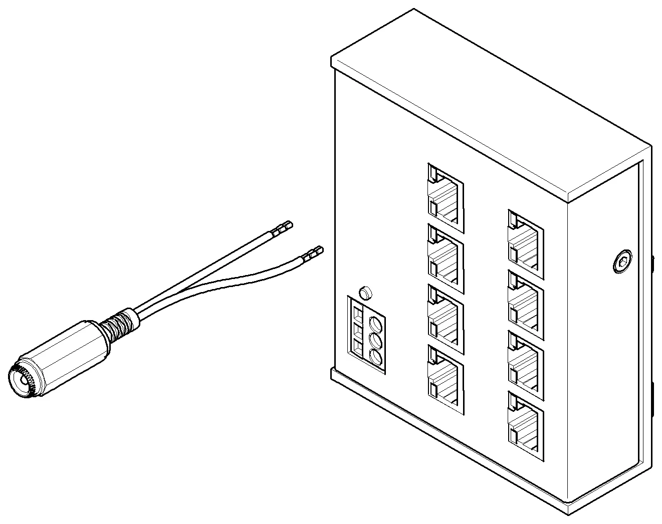 Dornbracht SpaSolution Bad Elektrozubehör Steuergerät Powered Ethernet Switch 10 / 100 8-Kanal ERSATZTEILE Dornbracht SpaSolution Bad Elektrozubehör Steuergerät Powered Ethernet Switch 10 / 100 8-Kanal ERSATZTEILE