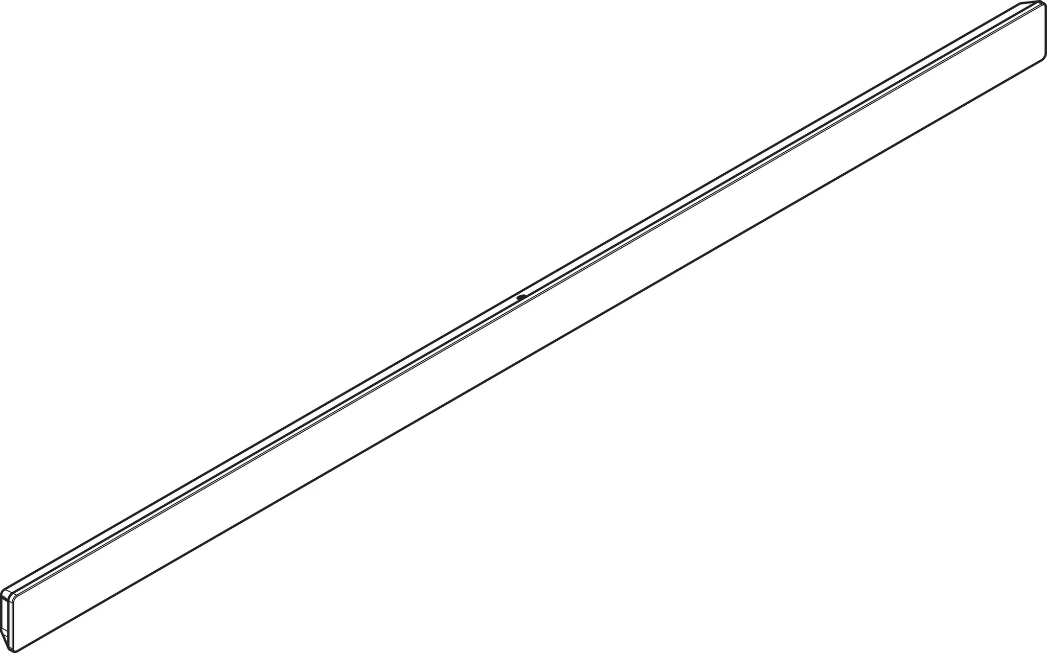 Hansgrohe WallStoris Wandstange 70 cm, Mattschwarz