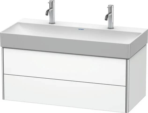 Duravit Waschtischunterschrank wandhängend „XSquare“ 98,4 × 39,7 × 46 cm Weiß Matt Duravit Waschtischunterschrank wandhängend „XSquare“ 98,4 × 39,7 × 46 cm Weiß Matt