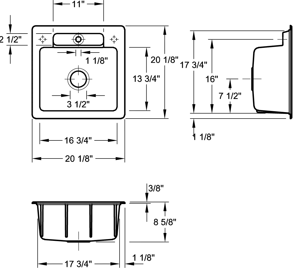 Villeroy & Boch Siluet 50 S 334502, Einbauspüle, 510x510 mm, TitanCeram Villeroy & Boch Siluet 50 S 334502, Einbauspüle, 510x510 mm, TitanCeram