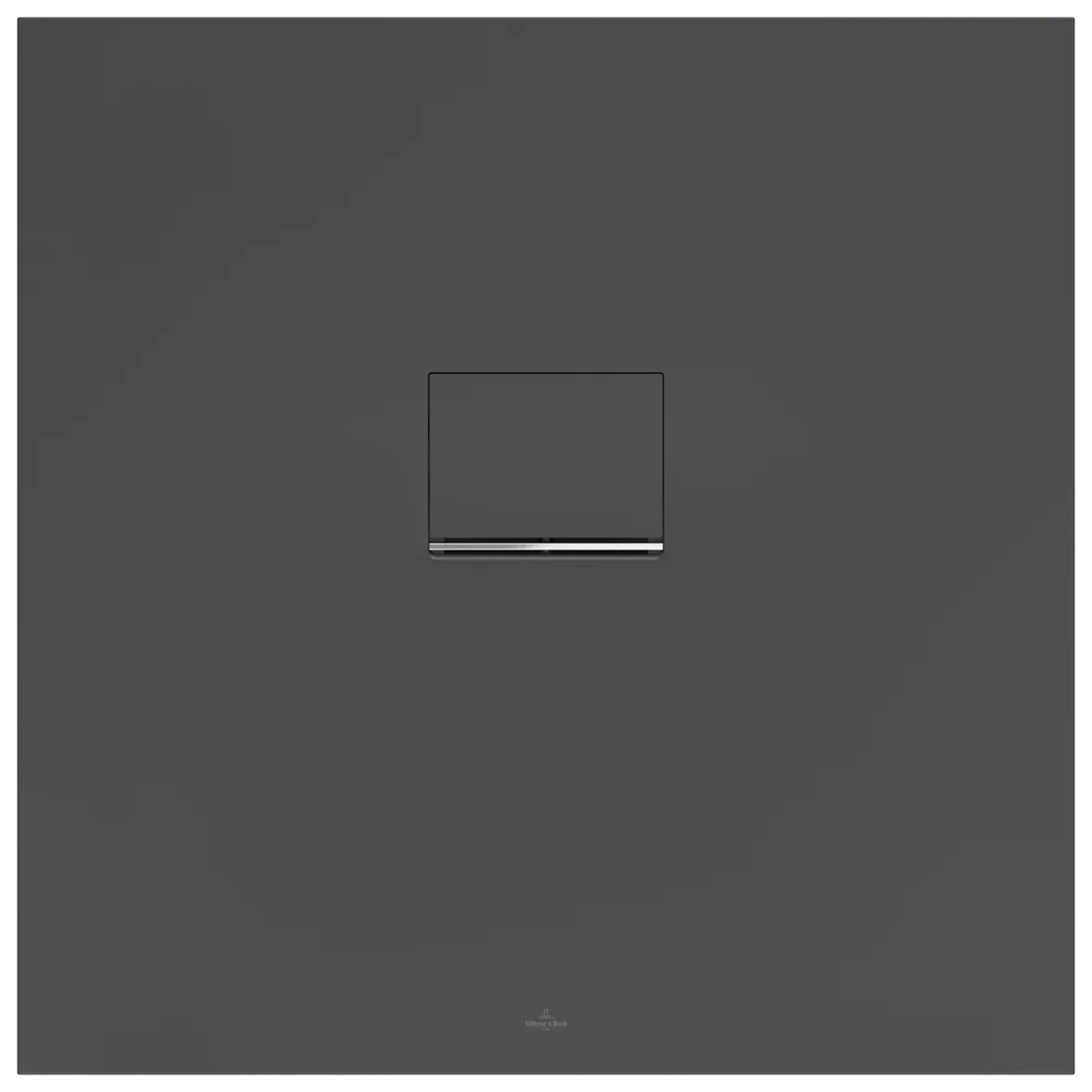 Villeroy & Boch Squaro Infinity Duschwanne 900x900x40mm Anthracite