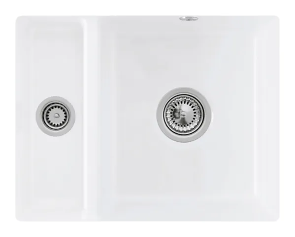 Villeroy & Boch Unterbau-Küchenspülbecken „Subway“ 60 XU 545 × 440 × 200 mm, für Becken rechts in Stone White Villeroy & Boch Unterbau-Küchenspülbecken „Subway“ 60 XU 545 × 440 × 200 mm, für Becken rechts in Stone White